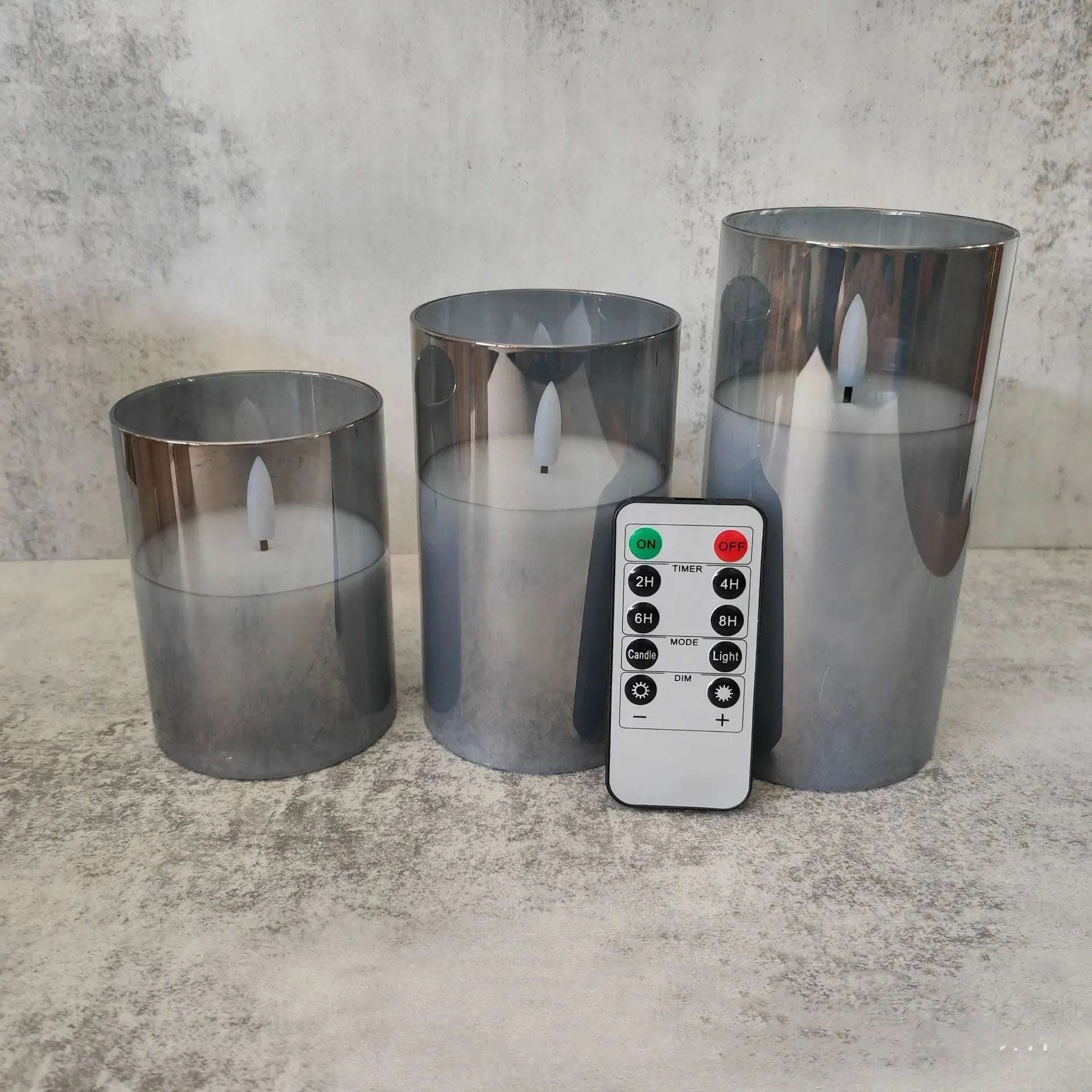 Electroplated Glass LED Electronic Candle Lights Wholesale Rechargeable - Bellarte Enchanté Electroplated Glass LED Electronic Candle Lights Wholesale Rechargeable